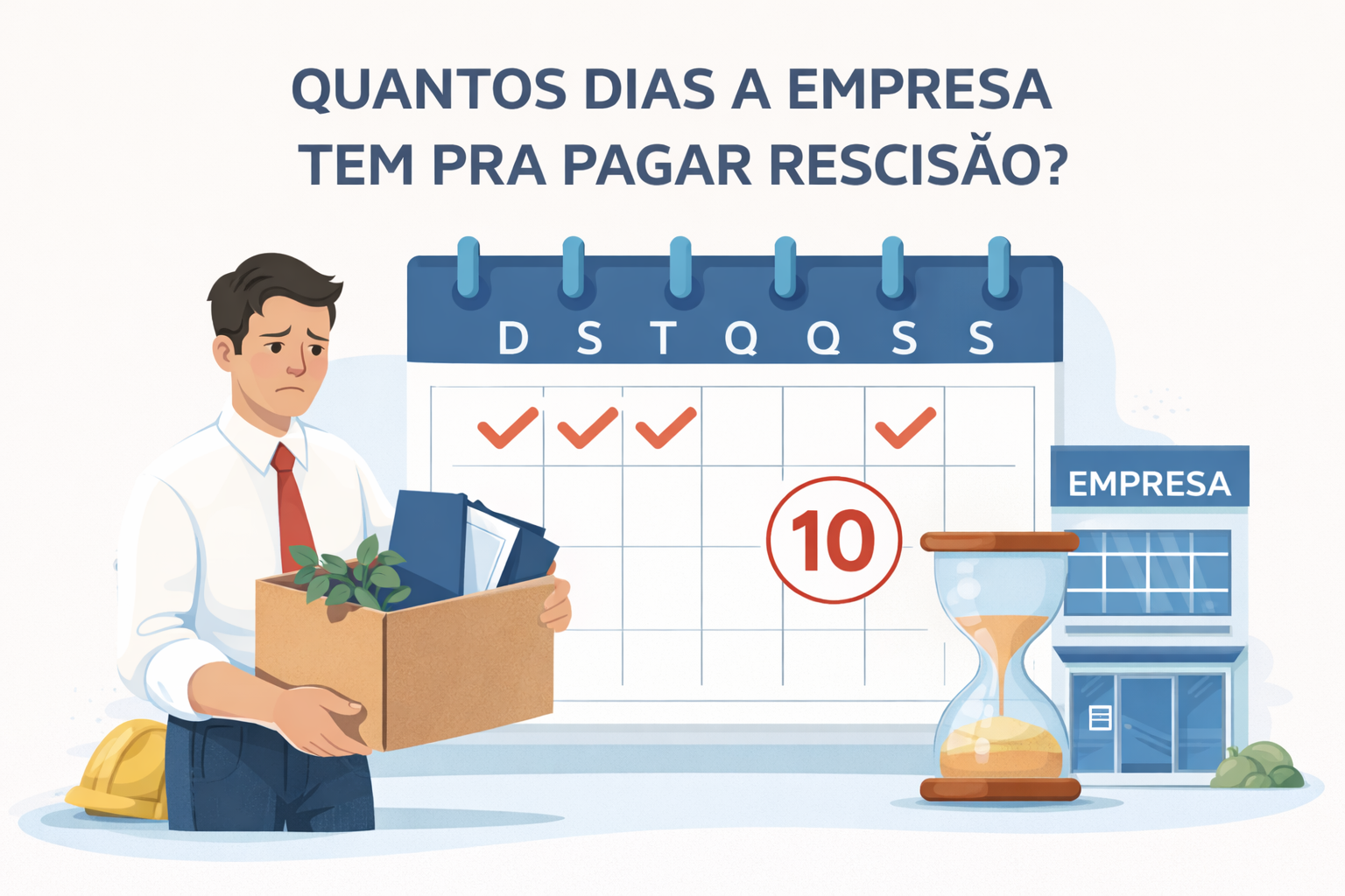 Em quantos dias a empresa deve pagar a rescisão?